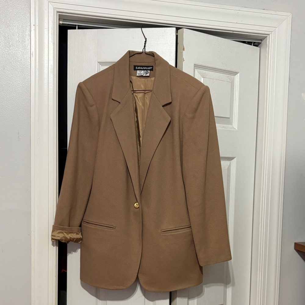 Savannah Women's Tan Blazer